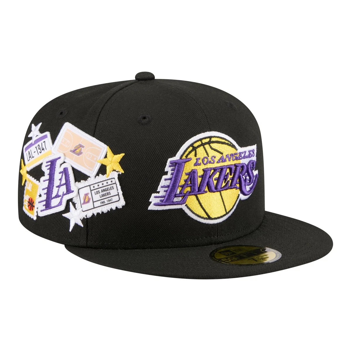 New Era 7 3/4 Size Los Angeles Lakers NBA Fan Apparel & Souvenirs