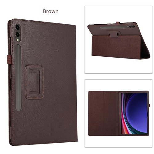 For Samsung Galaxy Tab S9 S9+ 2023 Tablet Flip Fold Leather Case Stand Cover - Picture 23 of 28