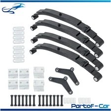 4 leaf 1750lbs spring/Equalizer /hanger /shackle Kit 3500lb Tandem Trailer Axle