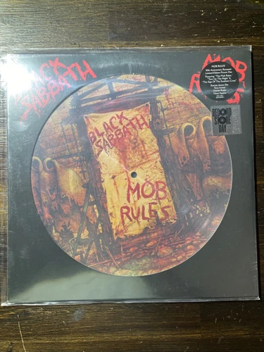 BLACK SABBATH MOB RULES RSD 2021 LIMITED EDITION PICTURE DISC VINYL NEW