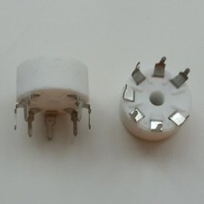 Keramik Vakuum Röhrenfassung 7Pin  6Z4 EAA91 EC92