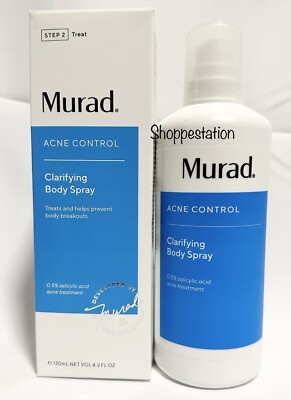 Murad Acne Control Clarifying Body Spray Regular Size 4.3oz / 130ml New In Box