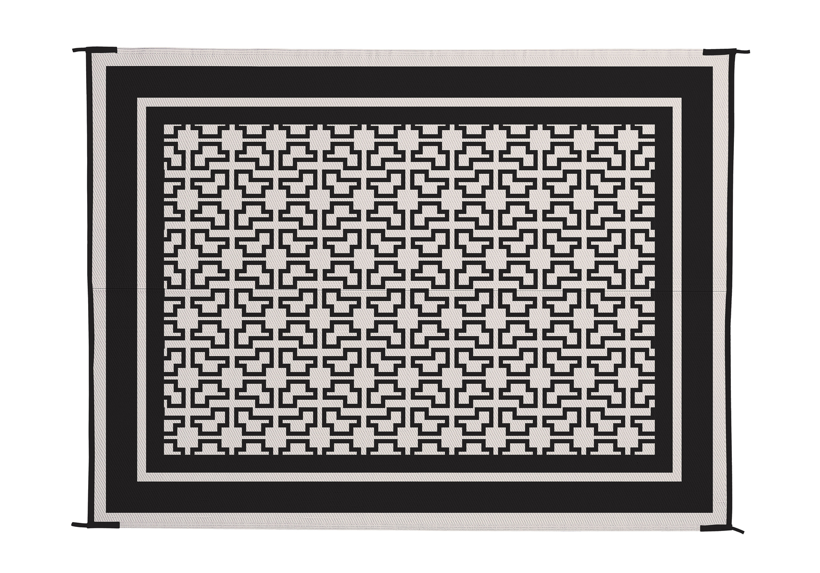 9x12 Reversible Area Rug RV Patio Picnic Camping Deck Carpet Indoor