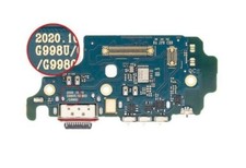 Charging Port Flex Sim Card Reader Microphone for Samsung Galaxy S21 Ultra G998U