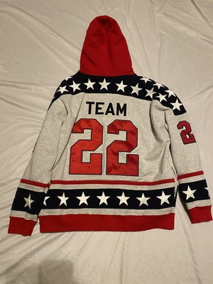 Supreme Hockey Hooded Sweatshirt Ash Grey (Size Medium) | eBay