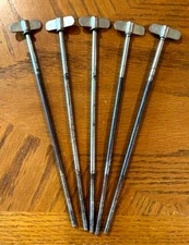 Vintage 5 Leedy Walberg Auge Thumb Tension Rod Bass Snare Tom Drum 9" 30's 40's