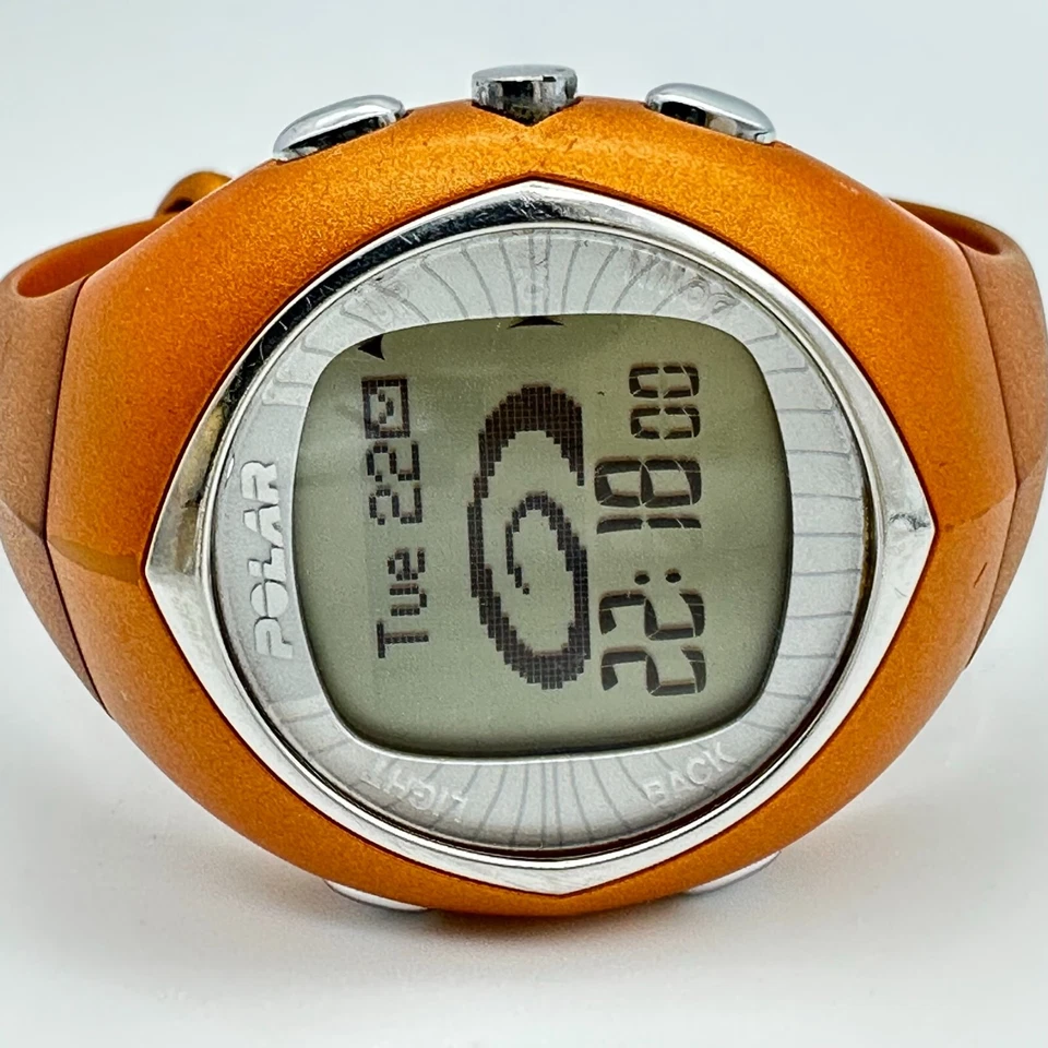 Reloj Digital Deportivo/Fitness Unisex POLAR F11 - Naranja - Batería Nueva - Solo Reloj Foto 4 de 4