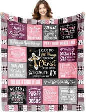 Christian Gifts for Women, Christian Fleece Blanket 60"X50"