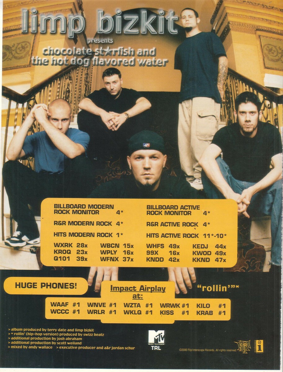 Limp Bizkit 2000 Ad- Chocolate Starfish and The Hot Dog