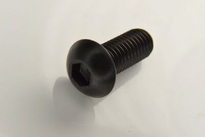 M5 (5 mm) SCHWARZ A2 EDELSTAHL INNENSECHSKANT KNOPFSCHRAUBEN BTN INNENSECHSKANTSCHRAUBEN