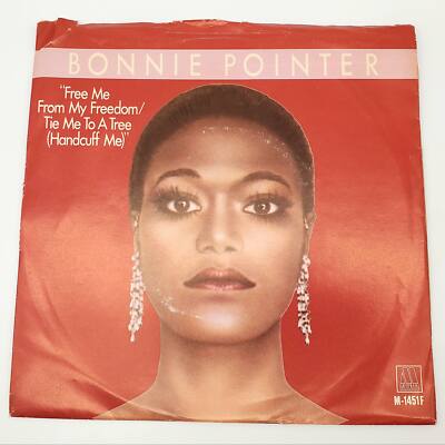 Bonnie Pointer Free Me From My Freedom Single Record Motown 1978 RED VINYL