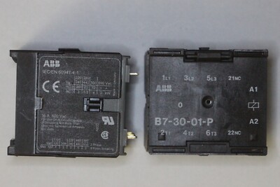 Schütz  ABB B7-30-01-P Spule 220-240VAC Kontakte 3 Schließer 1 Öffner  Printausf