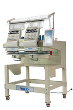 KILO 15-Needle Double Head Embroidery Machine, 17.7x15.7", for Hat Cap Graphics