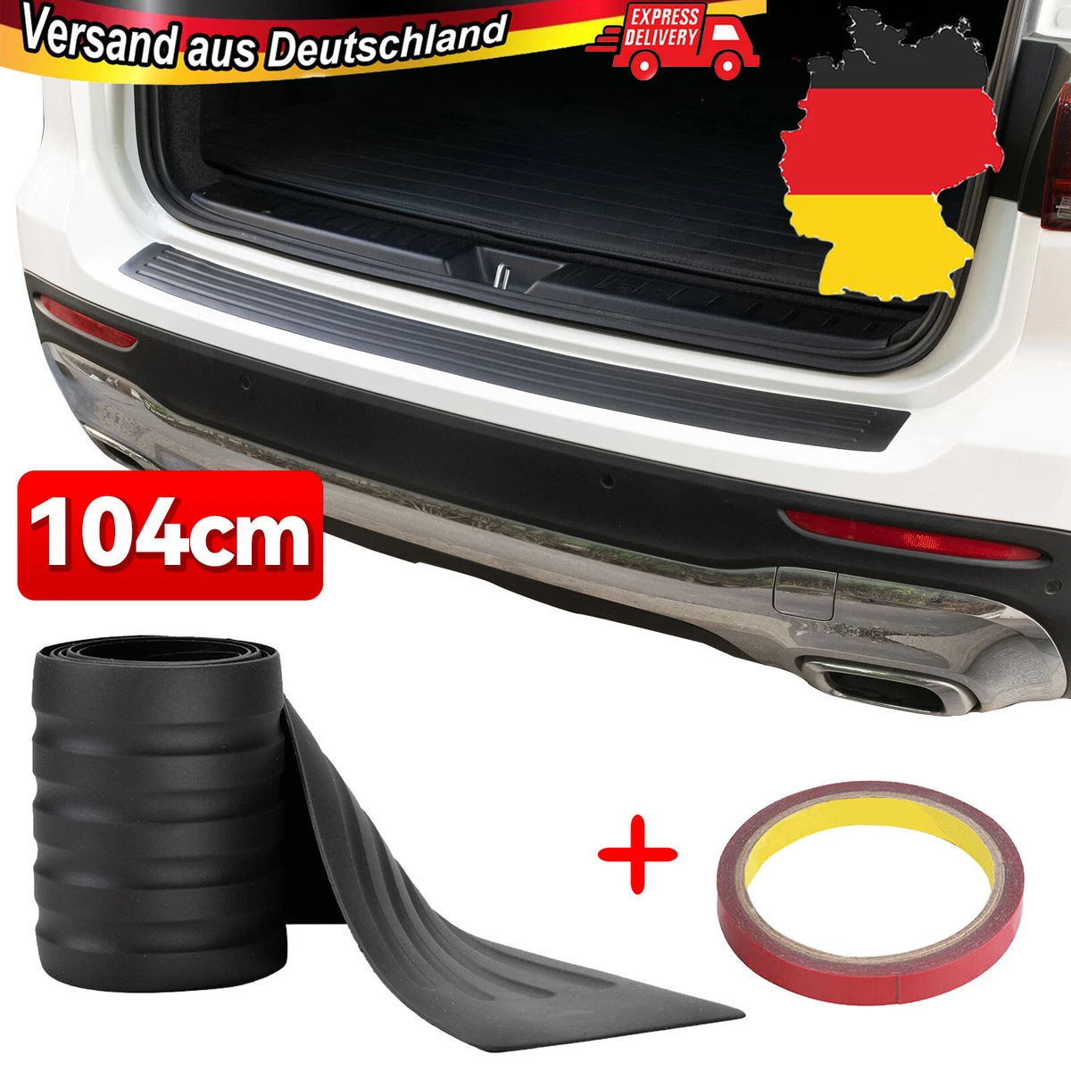 Inox Protezione Paraurti per Volkswagen ID.3 Da Anno Fab. 2020