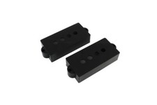 NEW - Allparts Pickup Covers For Fender P. Bass - BLACK, PC-0951-023