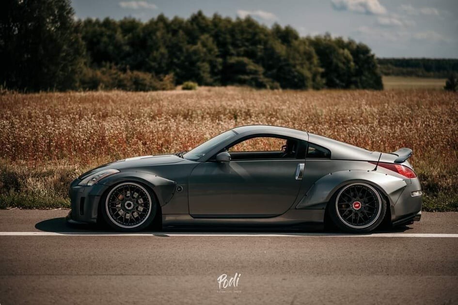 For Nissan 350Z/Fairlady Z SD+RB look front + rear fender flares