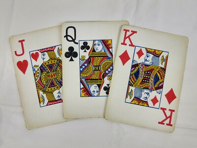 Vintage Bicycle Playing Cards Poker Jumbo Index 88 Air Cushion