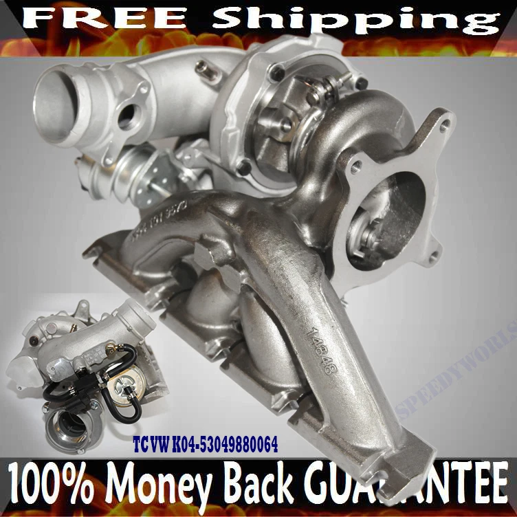 K04 53049880064 Turbo para motor Audi TT BZC CDLC 07-14 06F145702C Foto 2 de 4