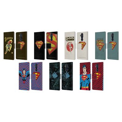 OFFICIAL SUPERMAN DC COMICS VINTAGE FASHION LEATHER BOOK CASE FOR NOKIA PHONES