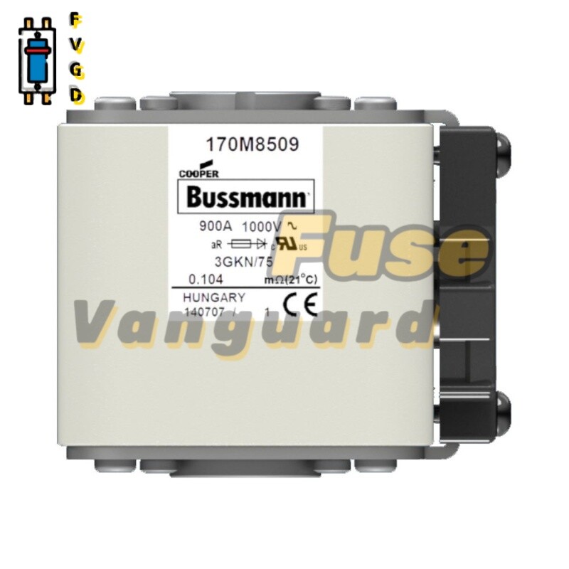 1PC New BUSSMANN 170M8509 900A 1000V High Speed Square Body Fuse