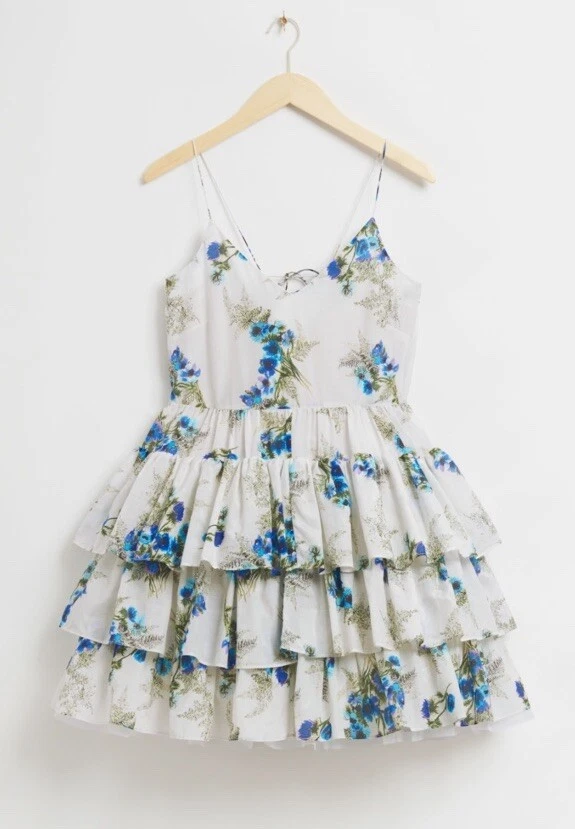 Layered ruffle dress other stories cheap