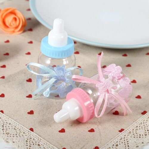 12Pcs Candy Chocolate Bottles Box For Girl Boy Baby Shower Party Favors Gifts