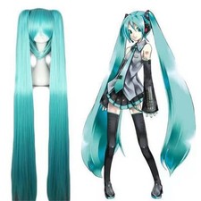 Anime Hatsune Miku Vocaloid Hatsune Miku Cosplay Girls Wigs Long Wig Hair Party