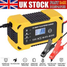 Car Battery Charger 12V 6A Fast Charger Automatic Smart Pulse Repair AGM/GEL UK