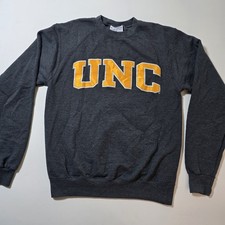 Champion North Carolina UNC Tar Heels Sweatshirt S Gray Small Stitched