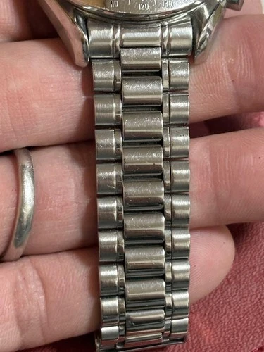 USED Omega Speedmaster 3511.50 Auto Chronograph Black Dial For Repair w/ Box F/S - Picture 15 of 19