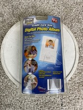 As Seen On TV Wallet Pix Credit Card Size Portable Digital Photo Album