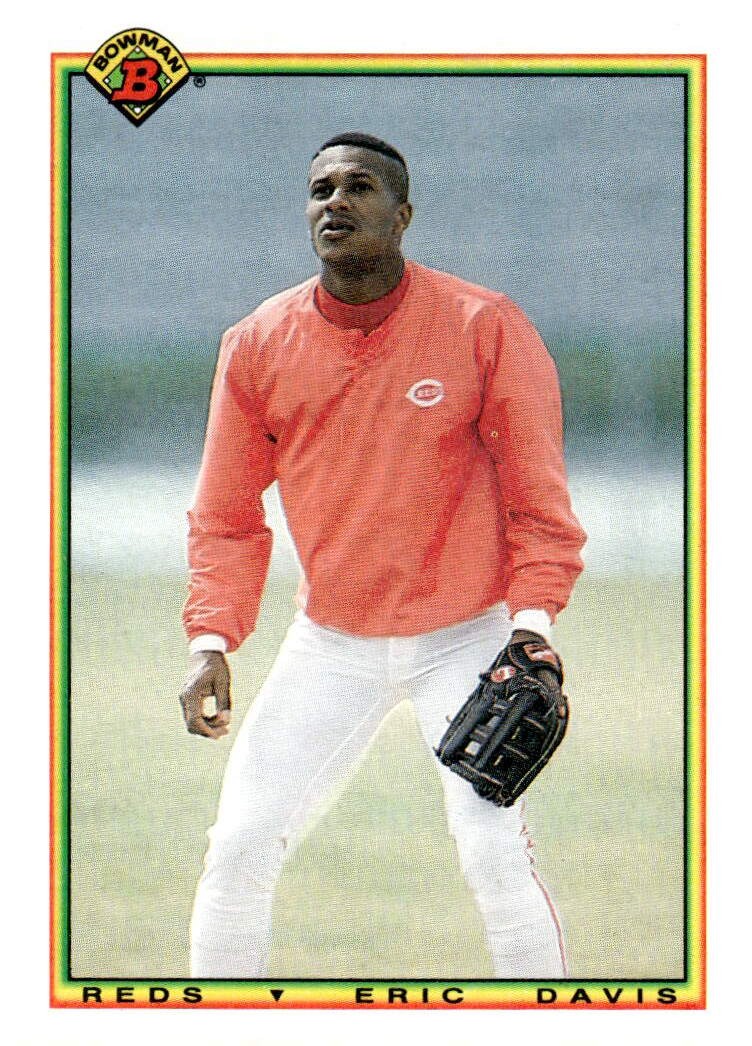 1990 Bowman #58 Eric Davis