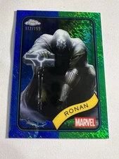 2025 Topps Chrome Marvel Ronan 157 Blue & Green Shimmer Refractor /199
