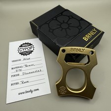 BRNLY Cypop Bottle Opener - Atlas - Brass .375, ?? Rose Stamp