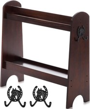 Pine Wood Saddle Rack Horse Saddle Rack Stand for Western Saddles and Horse Tack