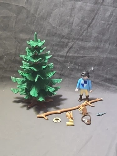 Playmobil #  3628 - Hunting Party Rare Rabbits Tree InComplete vintage Parts