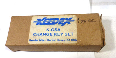 Keedex Inc K-GSA Change Key Set, for Servicing GSA Rated Container