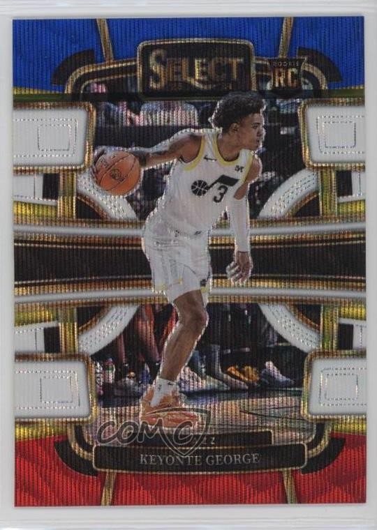 2023-24 Panini Select Concourse Tri-Color Prizm Keyonte George #75 4g0