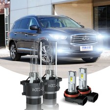For Infiniti Jx35 2013 - Front Hid Headlights Highlow Beam Fog Light 4 Bulbs