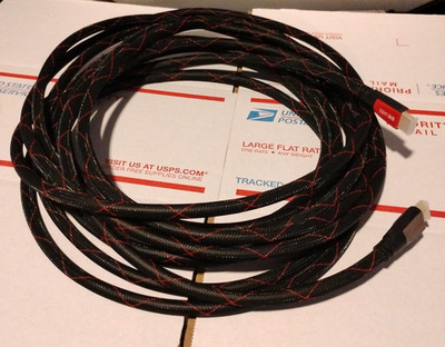 DH Labs Silver Sonic HDMI 2.0b Silver 30ft/9m Video cable Built in Amplifier NOS