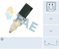 Bremslichtschalter FAE 24660 FüR Alfa Fiat Lancia Peugeot CitroËN 145 146 Ducato