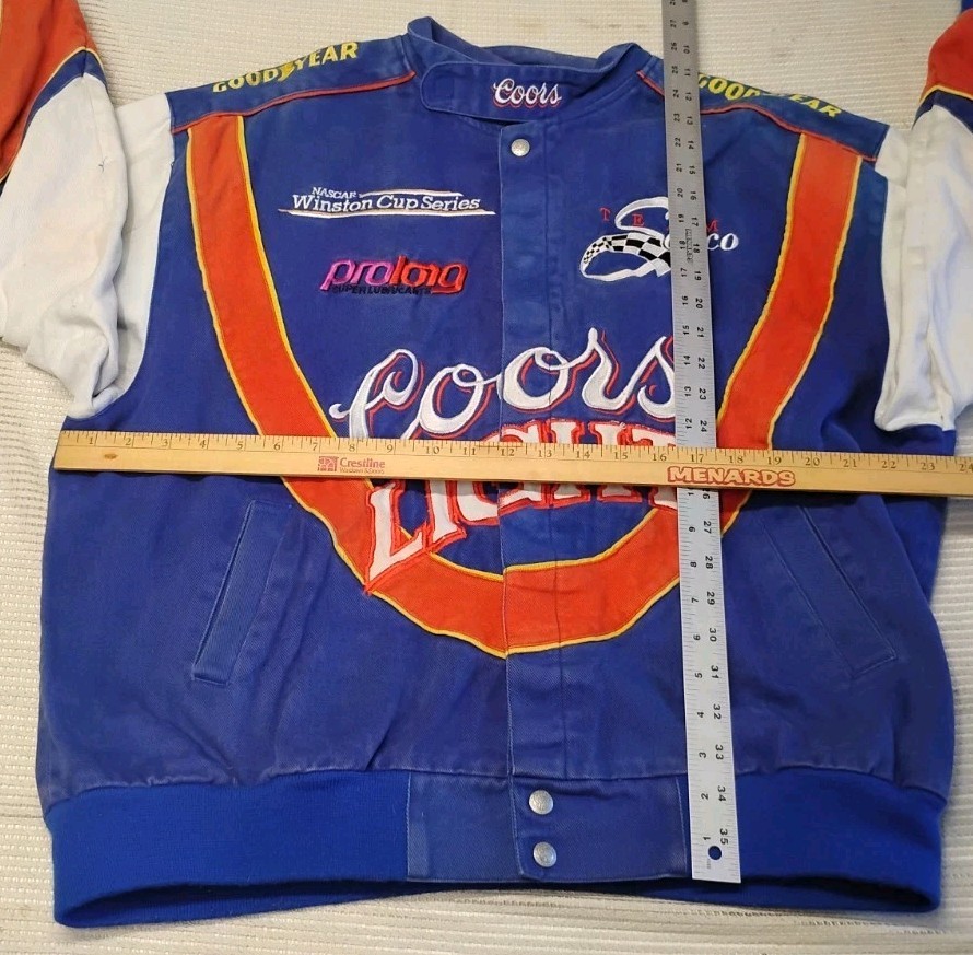 Vintage Nascar Coors Light Winston Cup JH Design Size XL Jacket | eBay