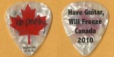 Aerosmith 2010 Have Guitar Will Travel concert tour Joe Perry Guitar Pick