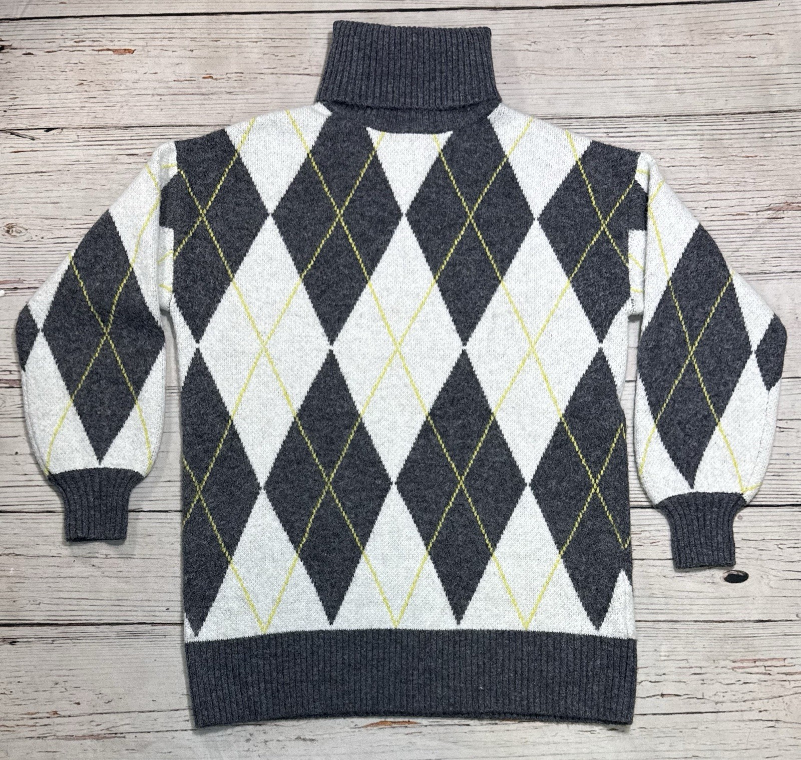 Pringle of Scotland + H&M Sweater Women’s Sz S Angle Turtleneck
