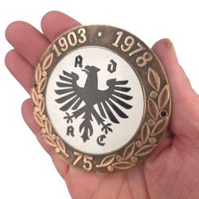 ADAC Plakette 1903-1978 Messing 75Jahre Jubil&auml;um Oldtimer Vintage Car VW Porsche