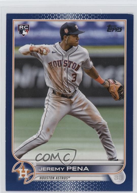 2022 Topps Update Royal Blue Jeremy Pena #US253 12ec