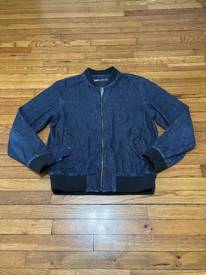 Gap 1969 Womens Denim Jacket Size XL TALL Blue Full Zip 100% Cotton Pockets