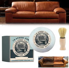 Furniture Salve with Brush for Leather Wood, 2024 Upgrade Leather Repair Fix and