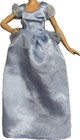 Barbie Doll Blue Princess Ball Gown Fairytale Dress Fashion Outfit