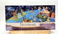 Disney NEW Panoramas 750 Pc Mega Puzzle World of Disney Sealed